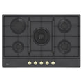 Beko piano cottura a gas, HIAW 75224 SAR / HIAW75224SAR - 5 Fuochi 75 cm finitura nera