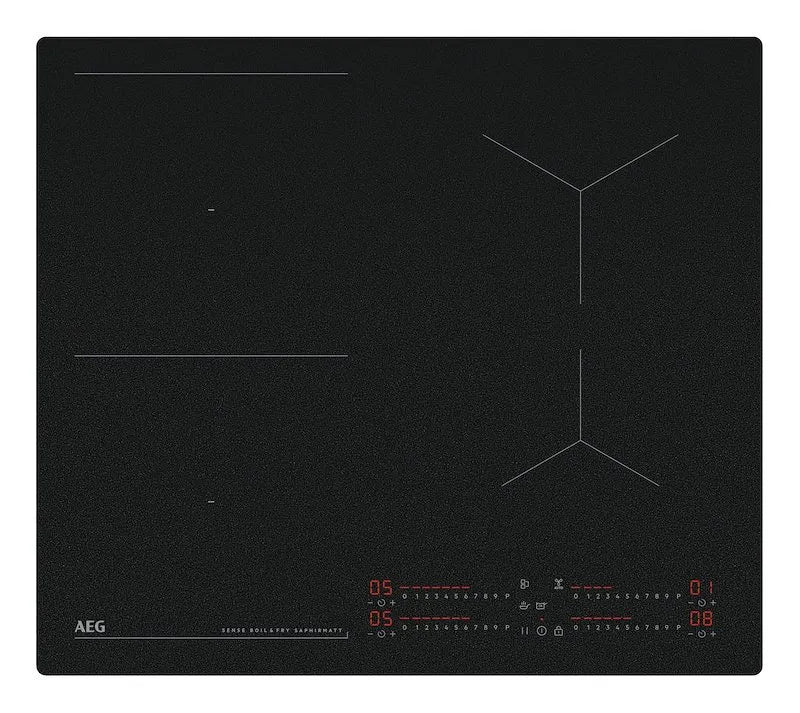 AEG modello Ti64ib30iz, piano a induzione finitura nera