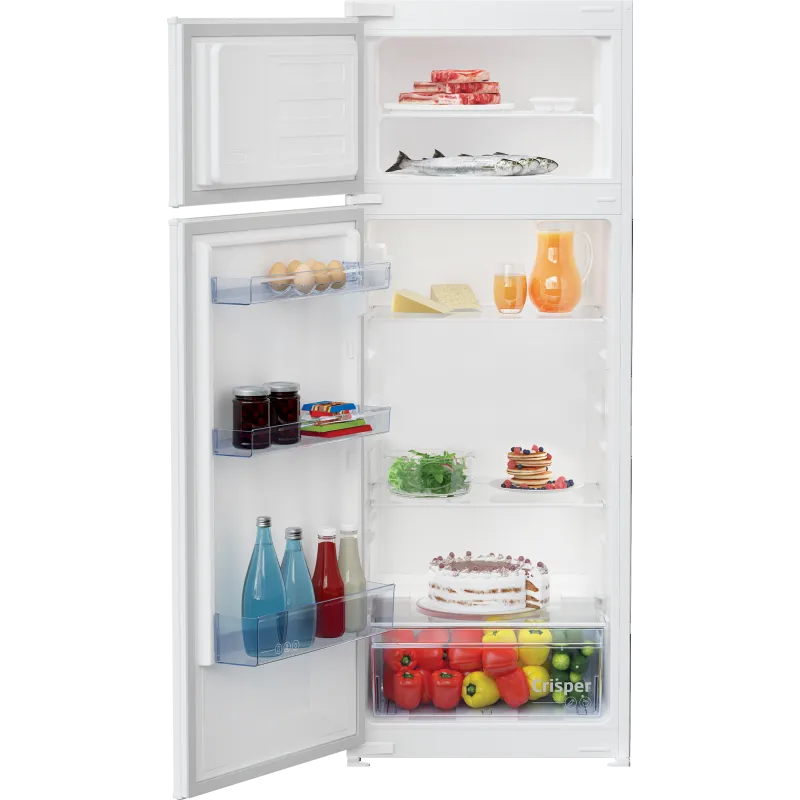 Beko frigorifero, BDSA250K4SN LH - per installazione a incasso Apertura a Sinistra a due porte Statico h 145cm