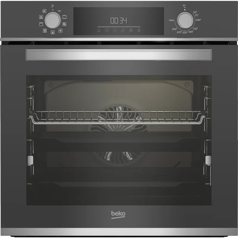 Beko forno, BBIM13300ZGCSE - Beyond Multifunzione Termoventilato 9 Funzioni 60 cm finitura nera classe di efficienza energetica A