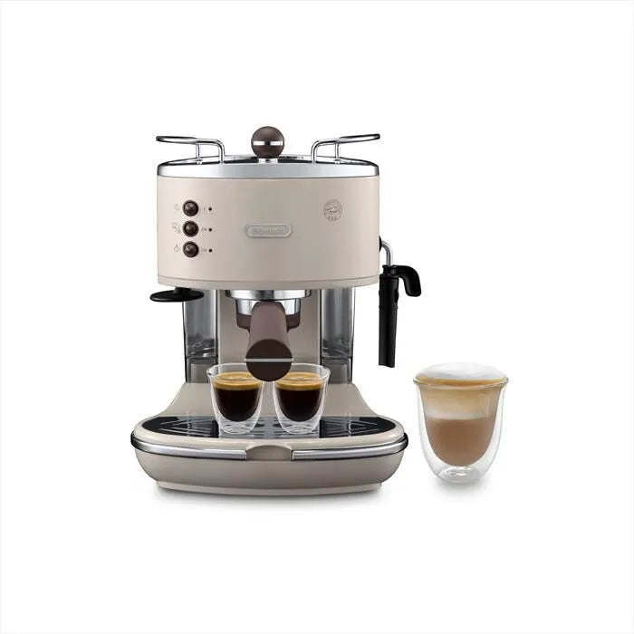 DE LONGHI macchina da caffè, ICONA VINTAGE modello ECOV311.BG MANUALE-beige/marrone