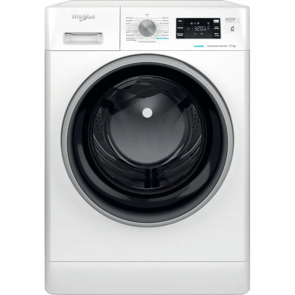 Whirlpool lavatrice, FFB 1048 BSV IT 10kg classe di efficienza energetica A 1400 Giri finitura bianca a a carica frontale