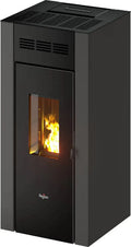 stufa a pellet, ST.PELLET ELANE 9 Antracite - Riscaldamento efficiente, Pegaso