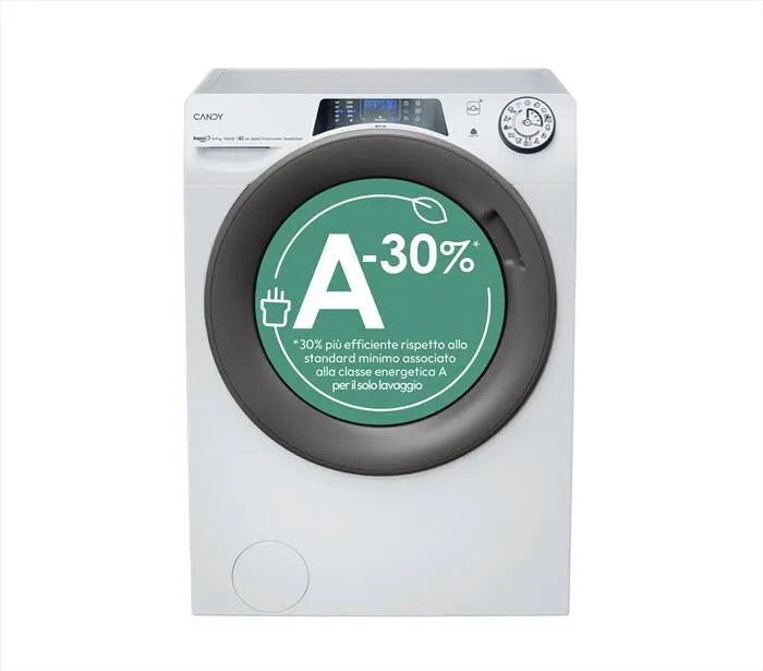 Candy lavasciuga, RPW4856BWMR9/1, S 8/5 Kg Classe A, colore bianco