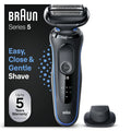 Braun rasoio elettrico, Series 5 modello 52-N1200S Wet&Dry con Rifinitore Barba